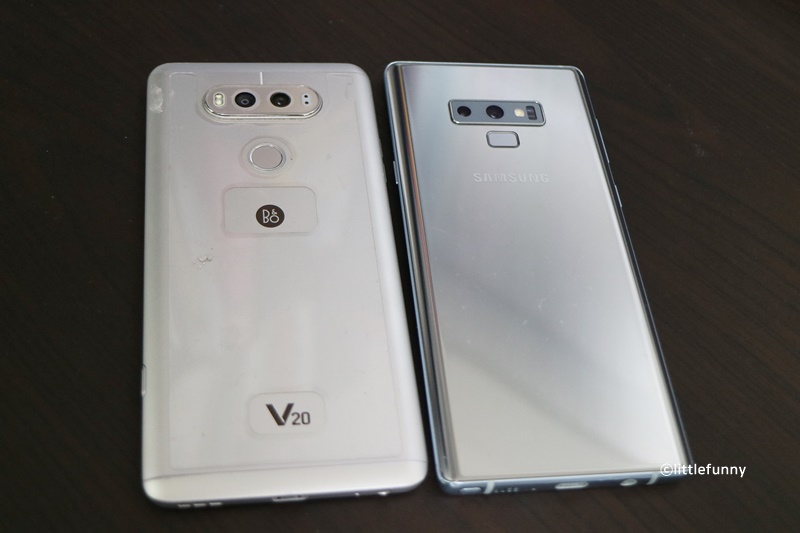 LG V20과 갤럭시 노트9