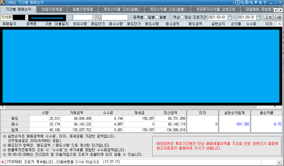  주린이 단타 매매 3월 주식 결산