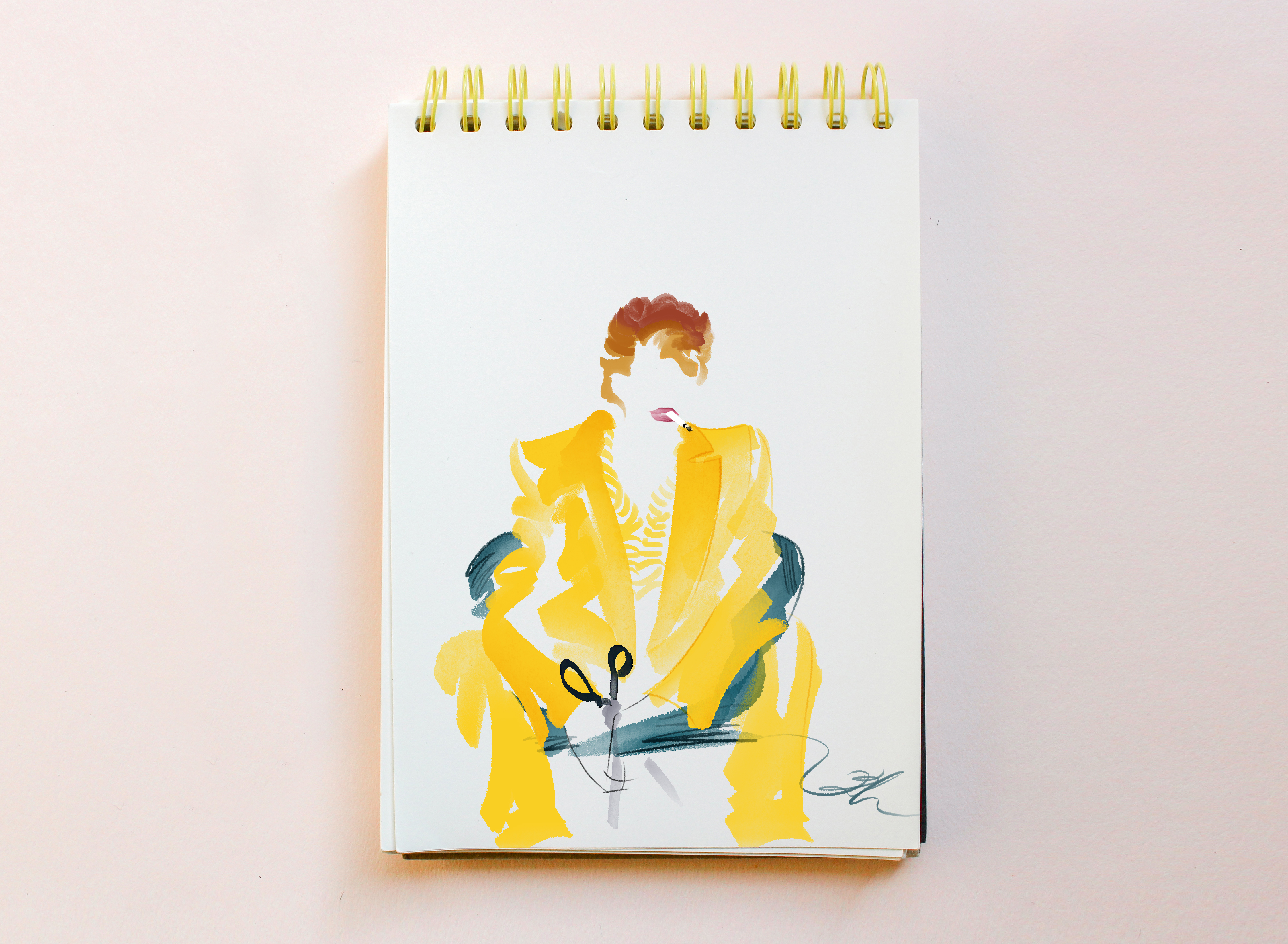  DAVID BOWIE in Yellow Suit
