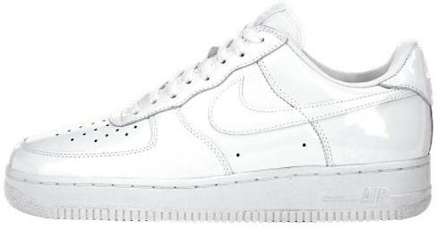 air force 1 patent leather white