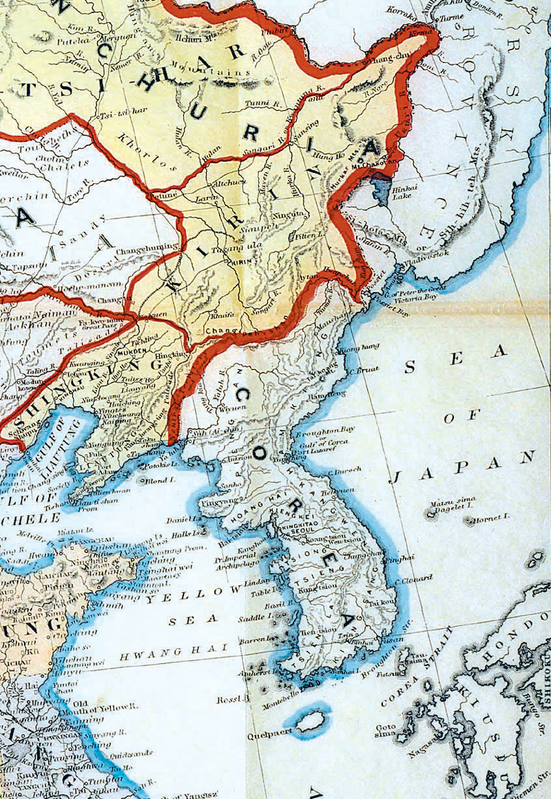  19세기말 미국 외교관 제작 지도
