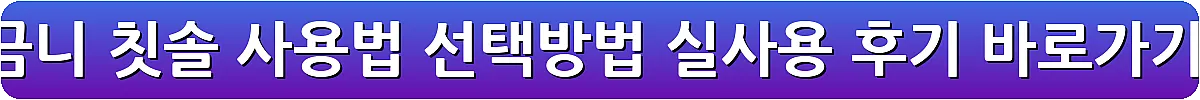 어금니 칫솔 사용법 선택방법 실사용 후기_16