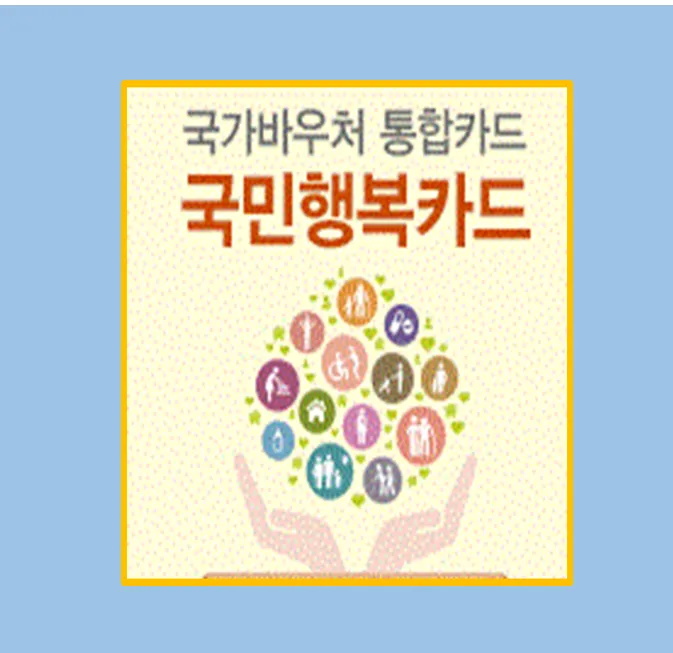 2025년 국민행복카드 발급 조건