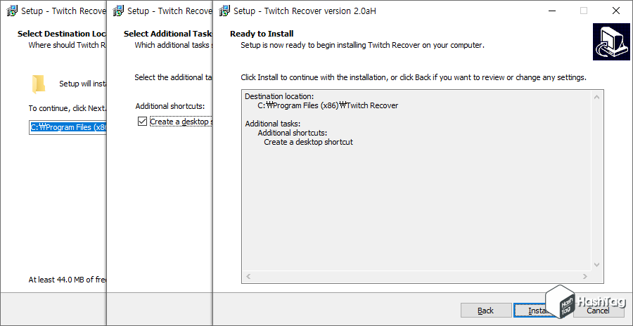 Setup Twitch Recover