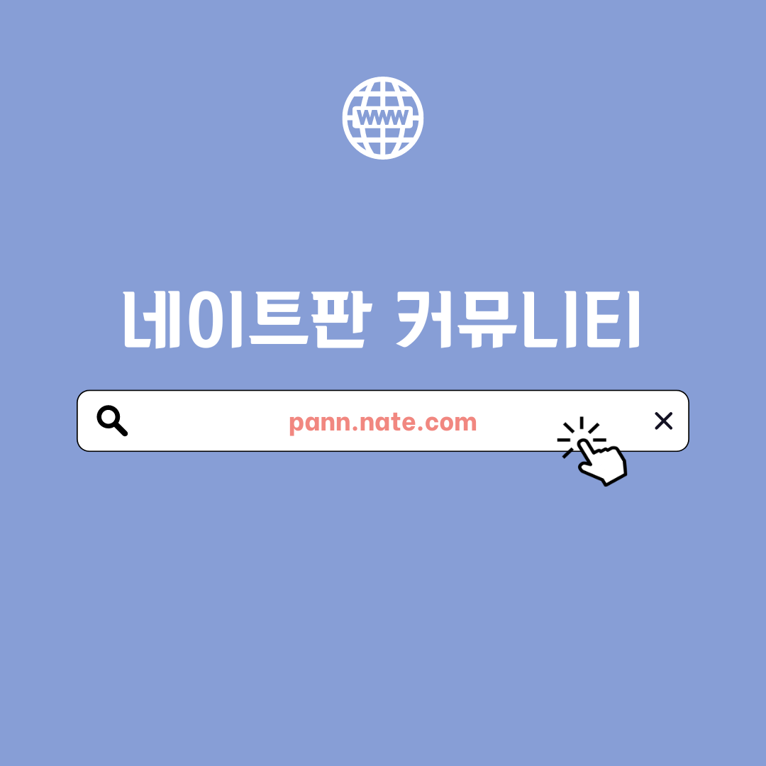 네이트 판 커뮤니티 접속하기