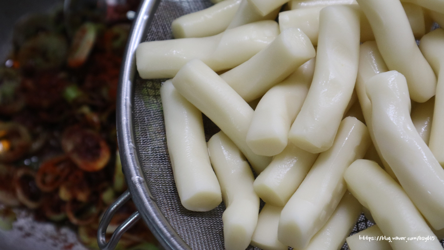 기름 떡볶이 만드는법 백종원 기름떡볶이 9