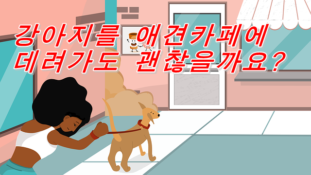  강아지를 애견카페에 데려가도 괜찮을까요?