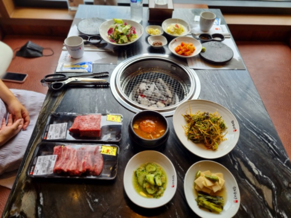 정갈한 상차림