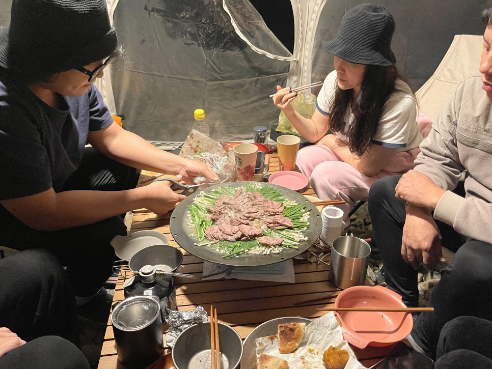 / 쩝쩝박사님들과 신나는 먹부림 [캠핑기록] 수주팔봉 노지캠핑 12