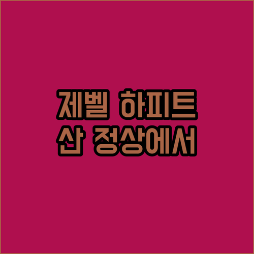 제벨 하피트 산 정상에서 경험하는 오