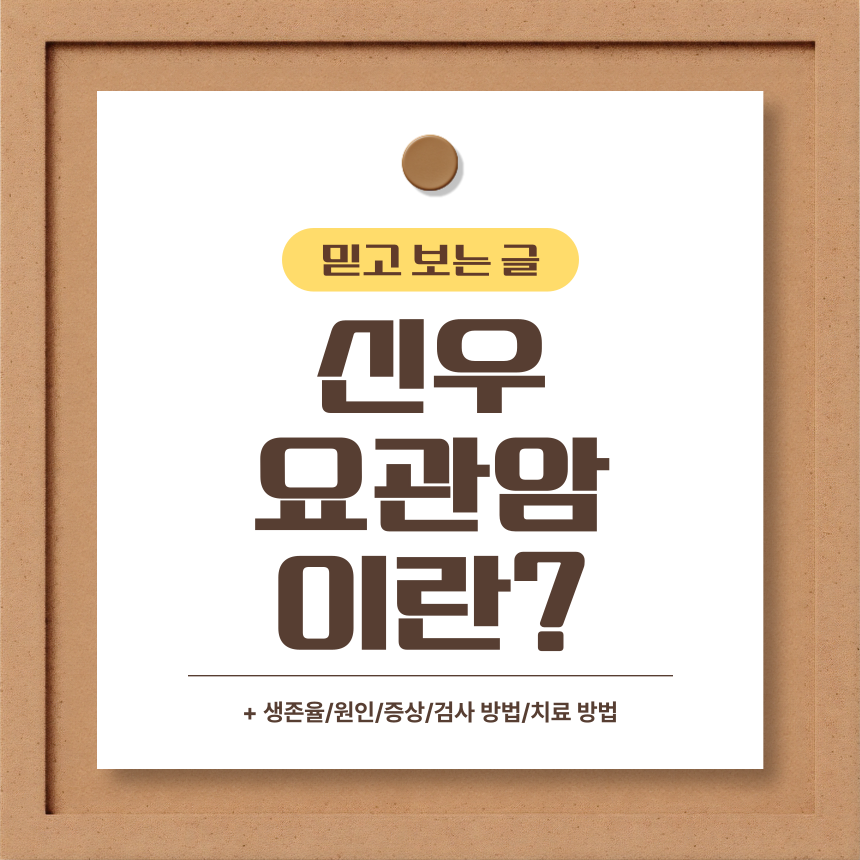  신우요관암 이란?