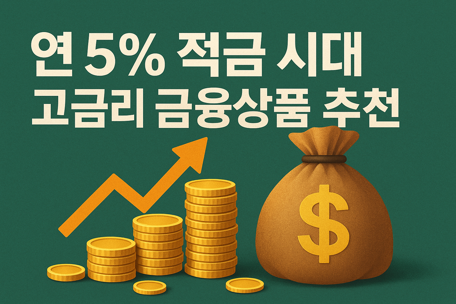 고금리 금융상품 추천