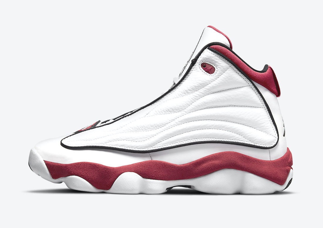 jordan pro strong red and white