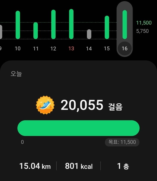  [직장인운동기록] 2만보- 3일차