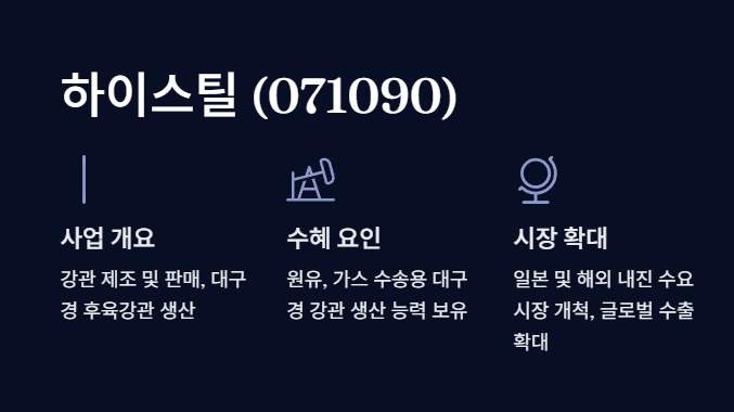 하이스틸 상세정보