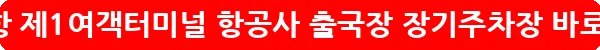인천공항 제1여객터미널 항공사 출국장 장기주차장_8