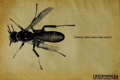 살충제 광고 카피 인쇄광고