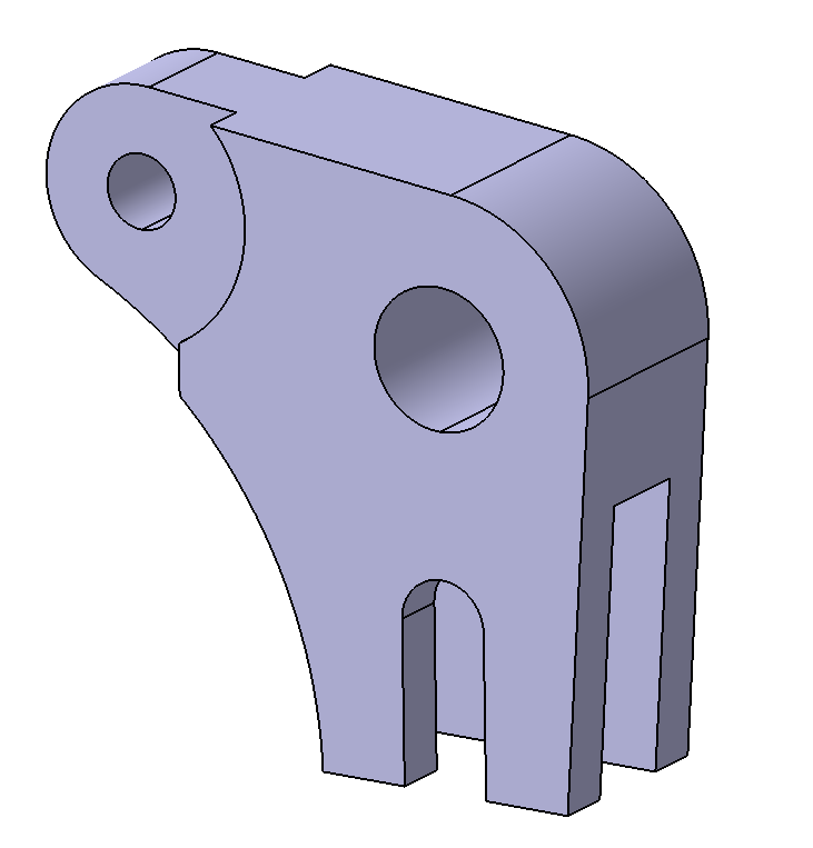  [CATIA V5] Part Design Pad Pocket Exercise 07 (카티아 파트디자인 패드 포켓 예제 07)