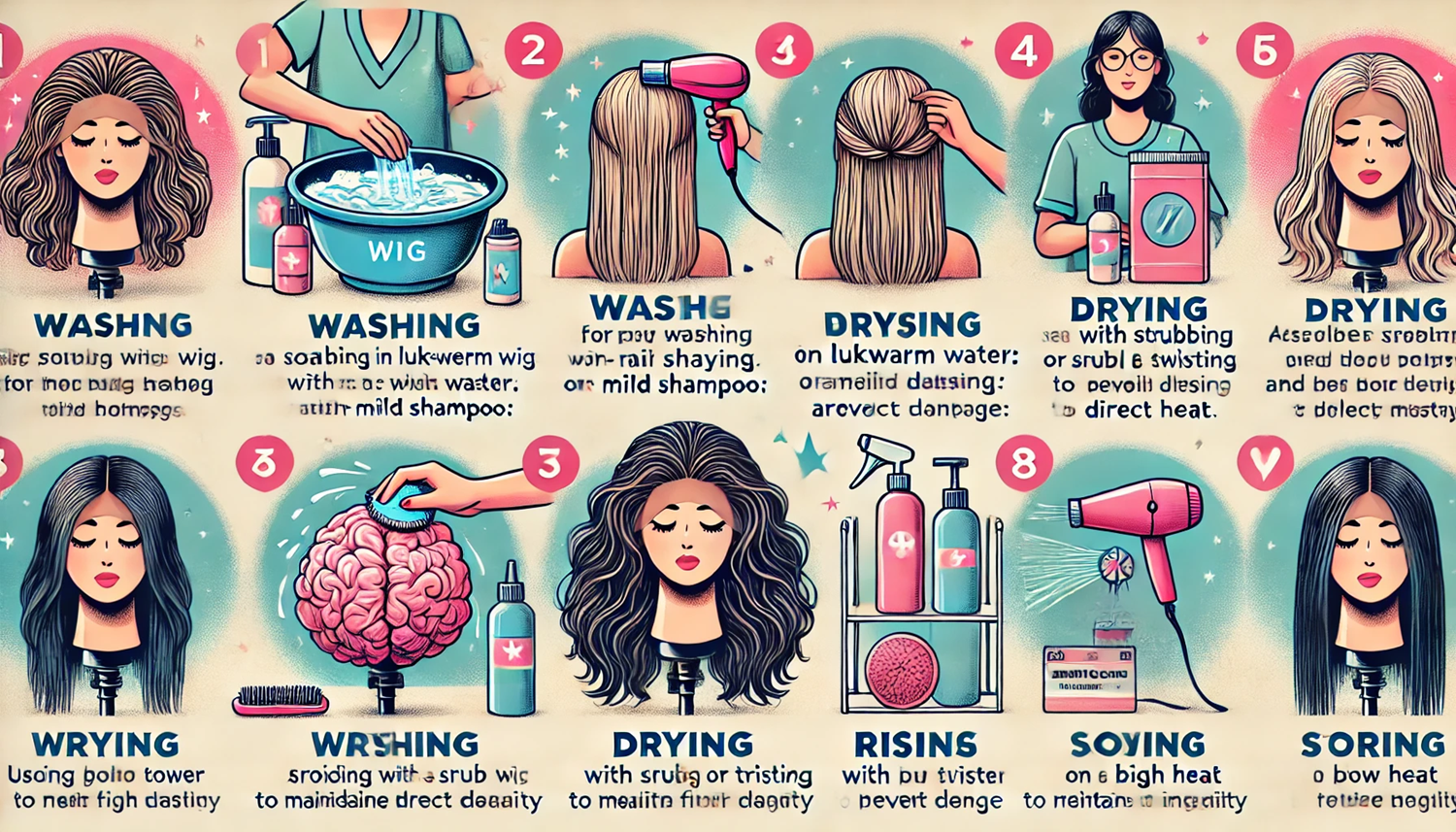 가발 오래 쓰는 사람들의 관리 꿀팁: 세척∙건조∙보관 방법 총정리