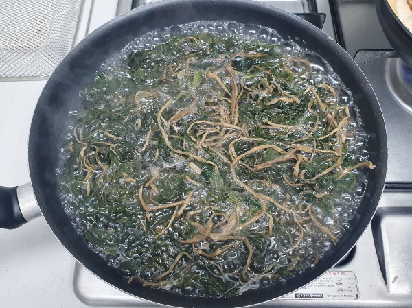 키다리나물무침4