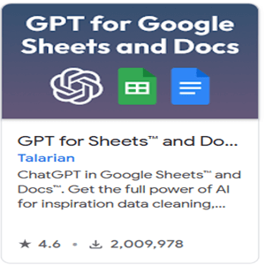 GPT for Google Sheets and Docs