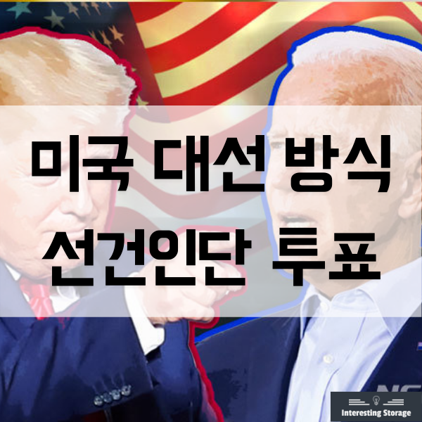  독특한 미국 대선 투표 방식 - 선거인단 투표