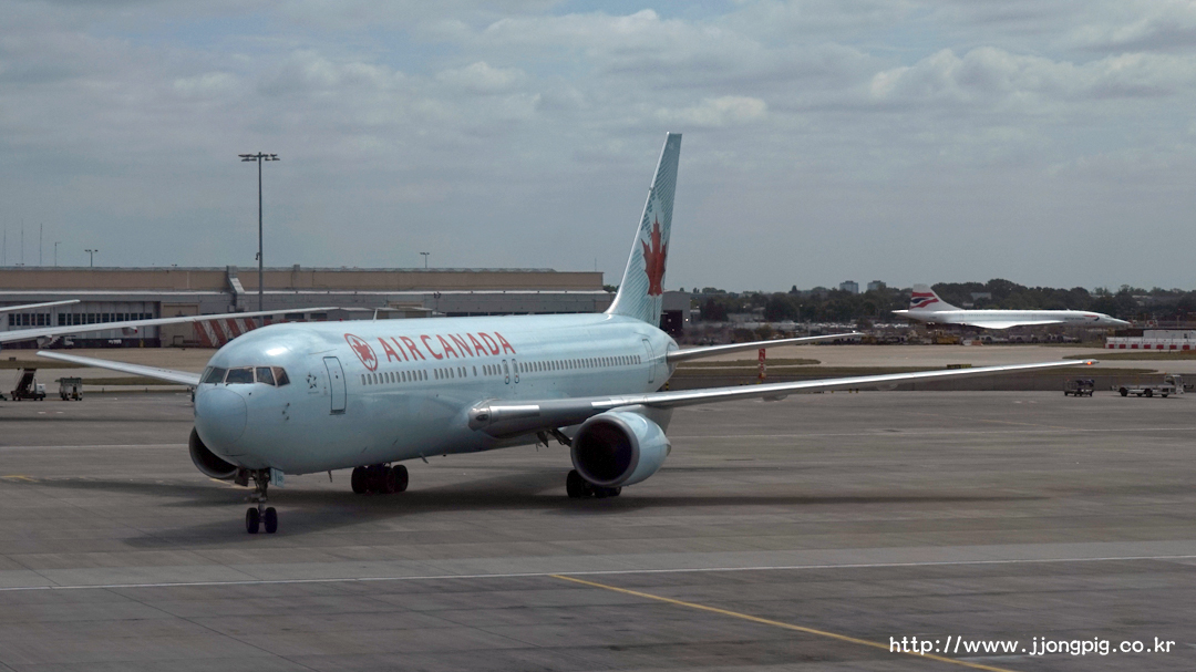 에어 캐나다 Air Canada AC ACA C-GBZR 767-300ER Boeing 767-300ER B763 런던 - 히드로 London - Heathrow LHR EGLL