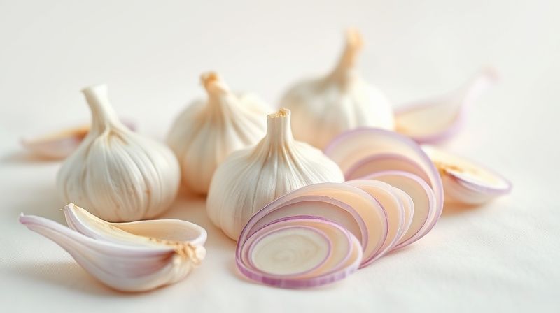 혈압 낮추는 데 좋은 음식 - 마늘 이미지