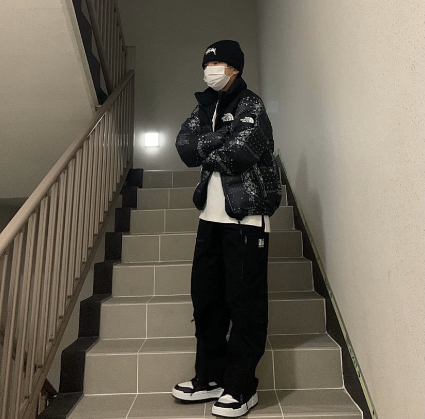  [THE NORTH FACE] 노스페이스 화이트 라벨 반다나 눕시 패딩 자켓 (2 COLOR)
