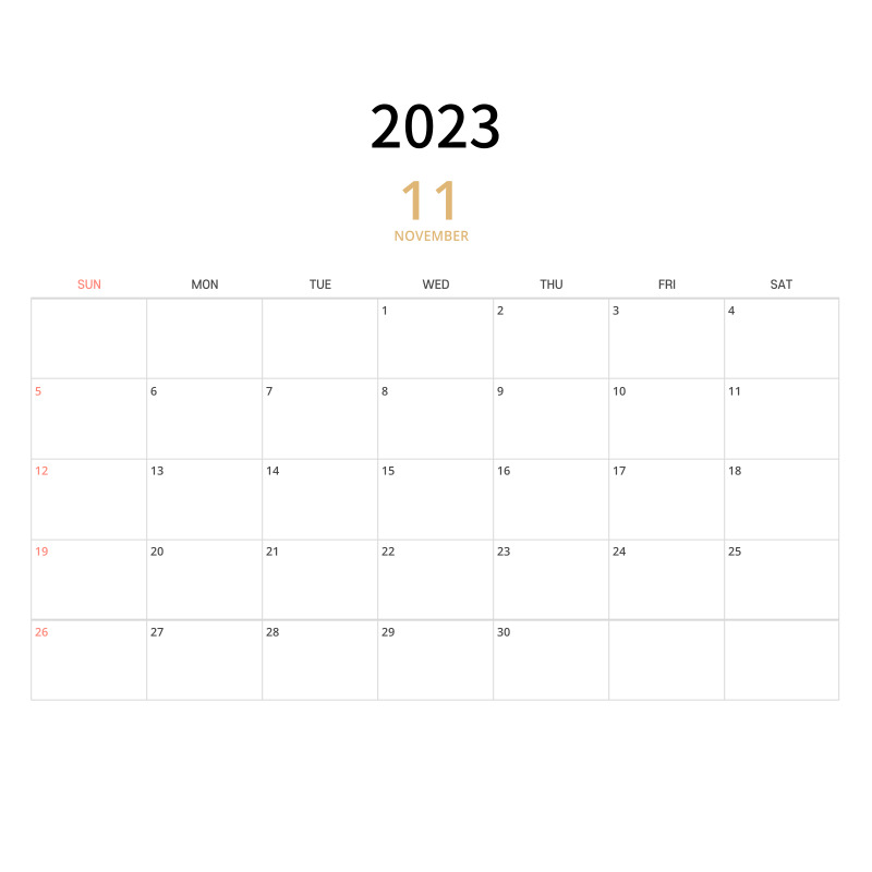 2023년 달력 무료 다운로드 카카오톡 톡캘린더