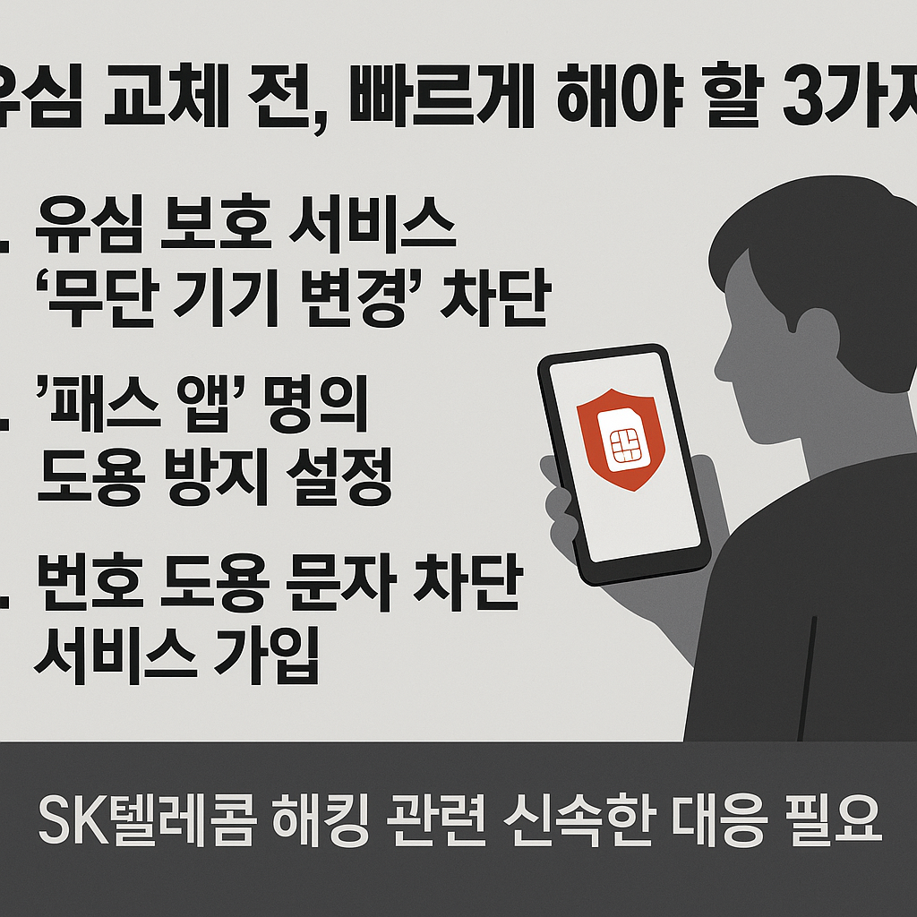 SK텔레콤 해킹 사태, 지금 해야 할 3가지 보안 조치