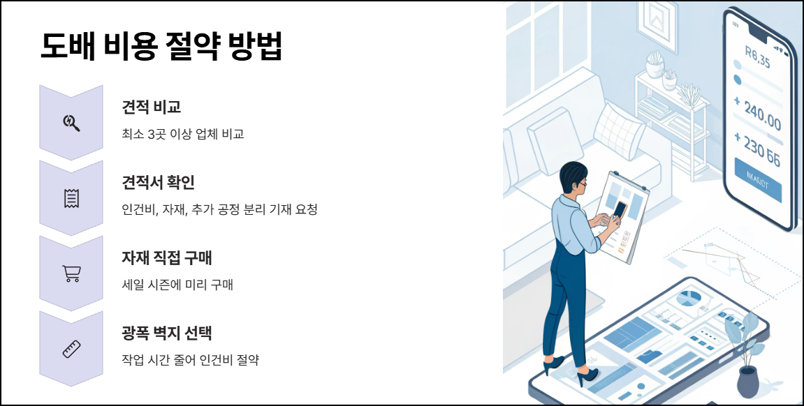 도배 비용 절약하는 방법