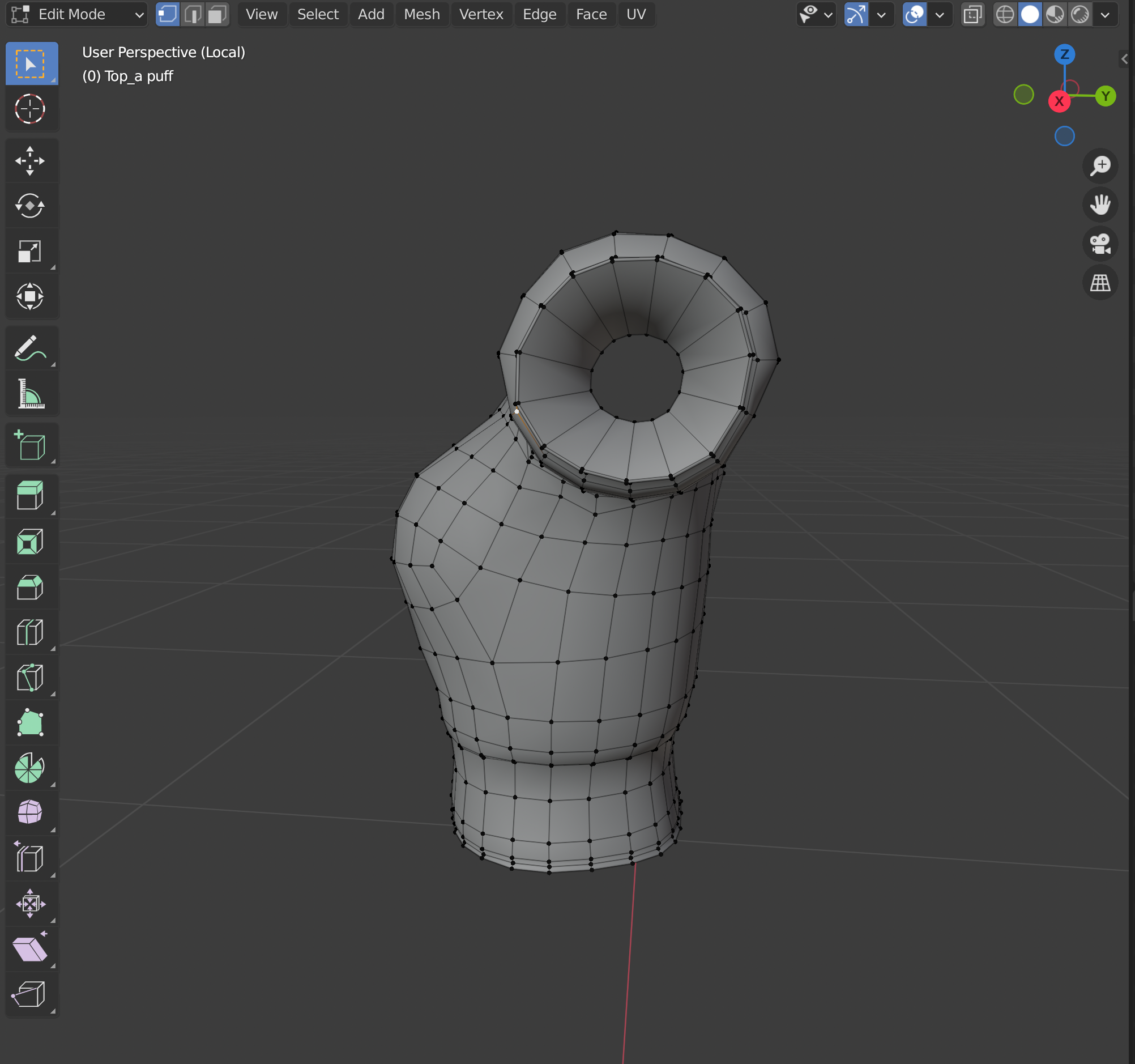 3d 블렌더 안소매 수정