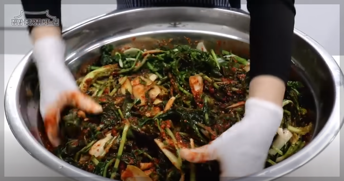 열무얼갈이김치 담그는법 열무김치 맛있게 담그기