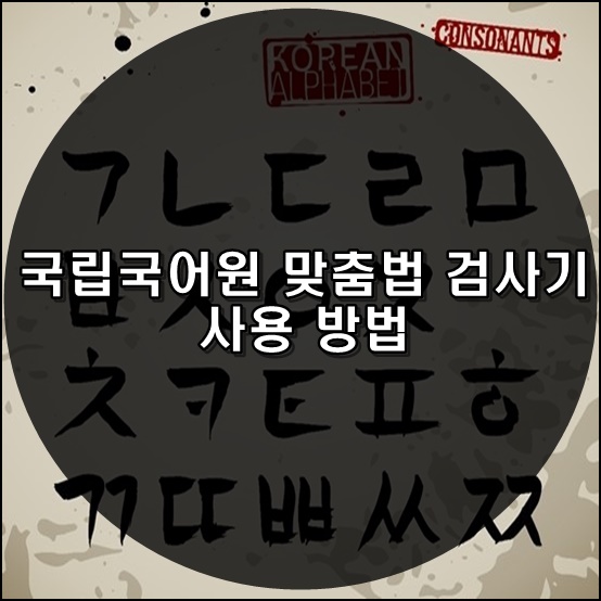  국립국어원 맞춤법 검사기 ㅣ 문법 검사기 사용 방법