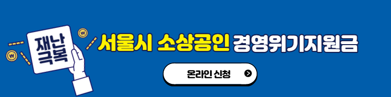서울시 소상공인 경영위기지원금