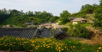 세계문화유산으로 등재된 경주 양동마을