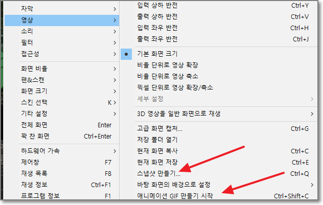 캡쳐기능과 GIF만들기 기능
