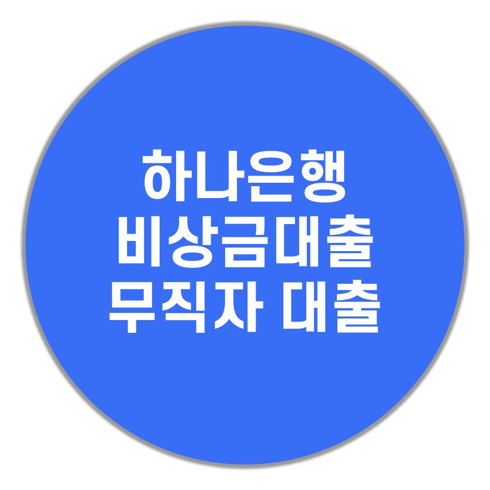 하나은행-비상금대출