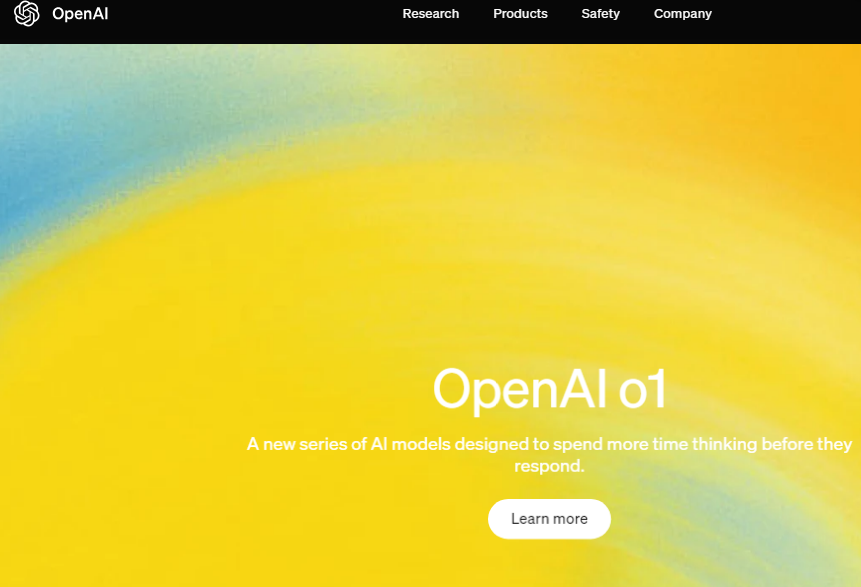 OpenAI website front page