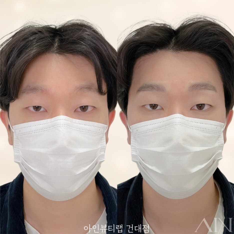  남자눈썹문신 건대남자눈썹문신 제일 잘하는 아인뷰티랩건대점