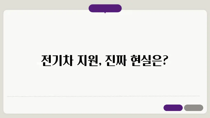 전기차 지원 정책의 세계적 동향