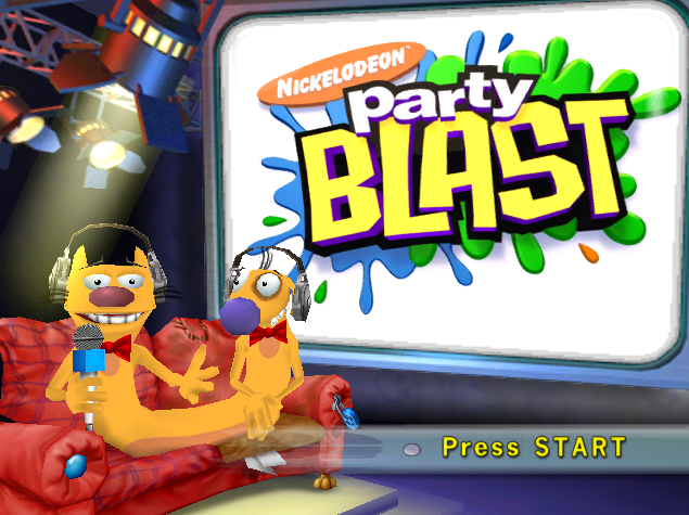  니켈로디언 파티 블래스트 북미판 Nickelodeon Party Blast USA (게임큐브 - GC - iso 다운로드)