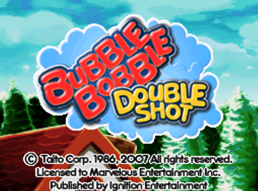  (NDS / USA) Bubble Bobble Double Shot - 닌텐도 DS 북미판 게임 롬파일 다운로드