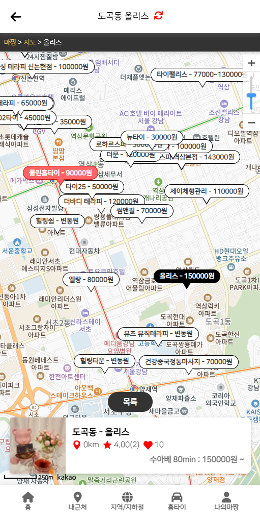마짱 - 지도검색, 마짱맵