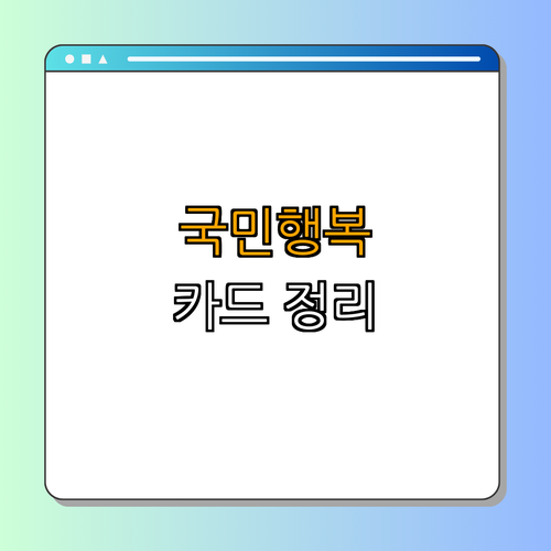 강원도 철원군 국민행복카드 ｜ 임신지원 ｜ 임산부지원 ｜ 육아지원 ｜ 정부복지카드 ｜ 총정리