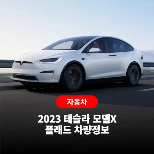  2023 테슬라 모델X 차량정보 바로보기