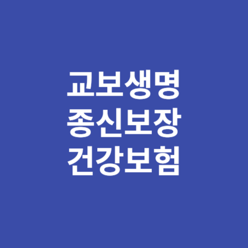 교보간편평생건강보험