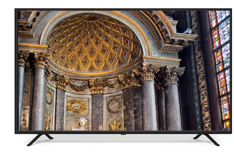  유맥스 UHD 165cm LG패널 4K TV UHD65L, 스탠드형, 방문설치