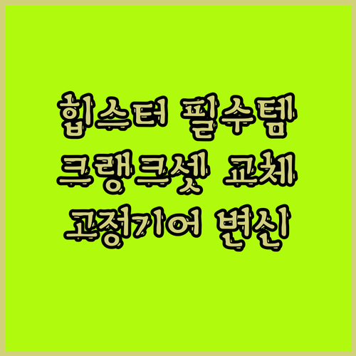 🚴‍♂️💨 SKEACE 크랭크 셋으로